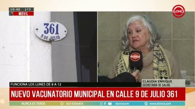 Nuevo vacunatorio municipal en Paran&aacute;, abierto a toda la comunidad